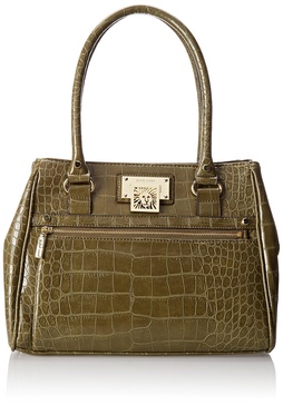 Anne Klein Alligator Alley Satchel Handbag