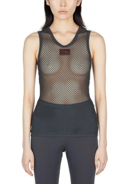 Raf Simons Sleeveless Mesh Crewneck Tank Top