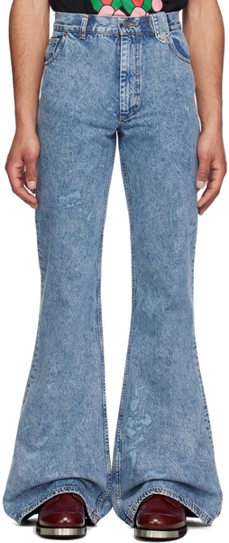 Blue Wide Jeans