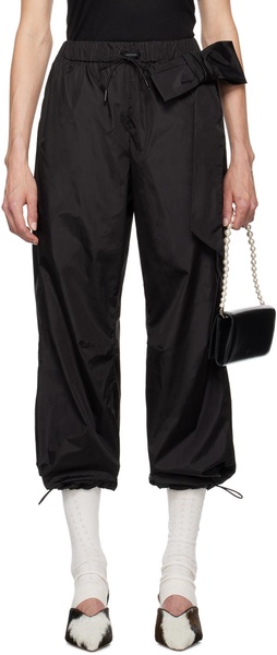 Black Bow Track Pants