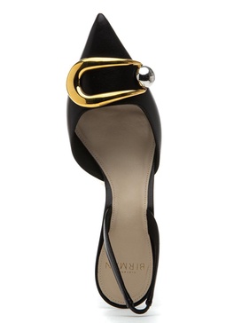 Harper Slingback 85 Pump Black Nappa