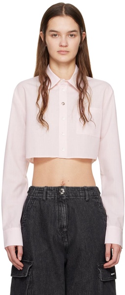 Pink Cropped Shirt