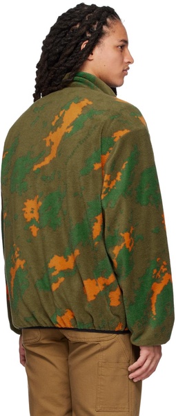 Multicolour Camouflage Reversible Jacket