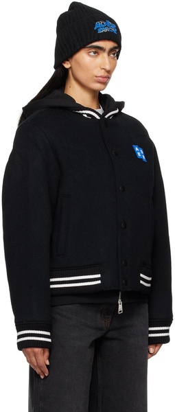 Black Significant TRS Tag Bomber Jacket