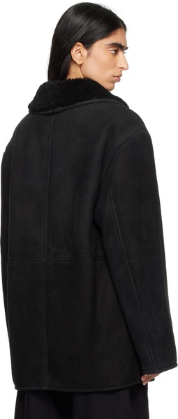 Black Cirebo Shearling Jacket