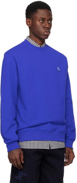 Blue Significant Patch Sweatshirt