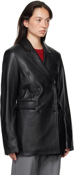 Black Benetra Leather Jacket