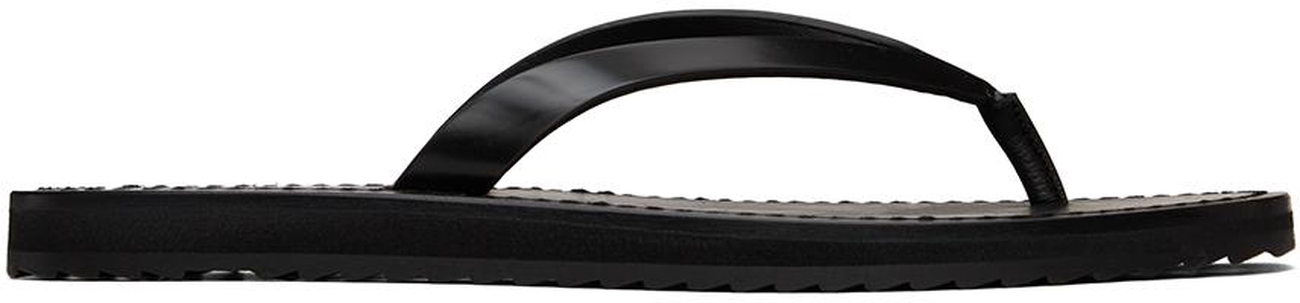 Black City Flip Flops