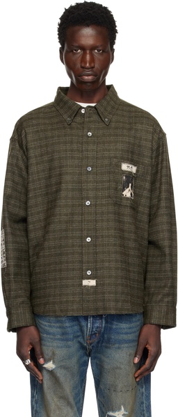 Green Flannel Shirt