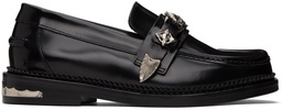 Black Metal Loafers