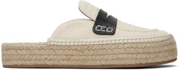 Beige Platform Espadrilles