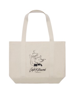 Cafe Kitsune Fox Tote Bag