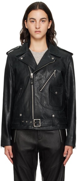 Black Dallas Leather Jacket