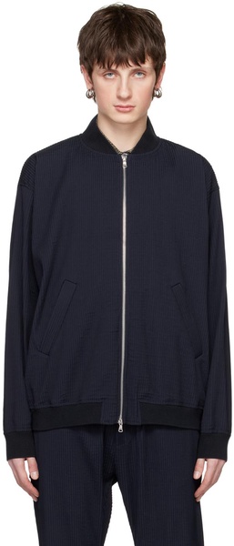 Navy Tofolo Stragia Bomber Jacket