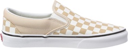 Vans Unisex Adults' Classic Slip on Trainers, Beige ((Checkerboard) Frappe/True White Qco), 4.5 UK 37 EU