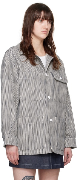 Navy & White Katie Holmes Edition Emma Jacket