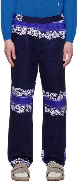 Navy Easy Trousers