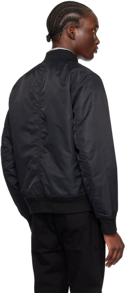 Black Manston Bomber Jacket