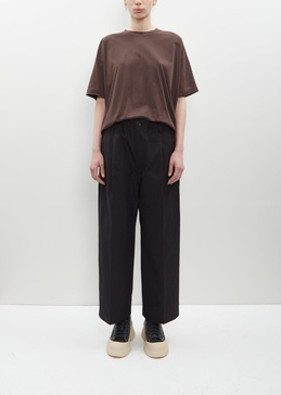 Pass Cotton Pants — Off Black