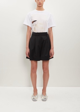 Sculpted Newsboy Shorts with Cuff