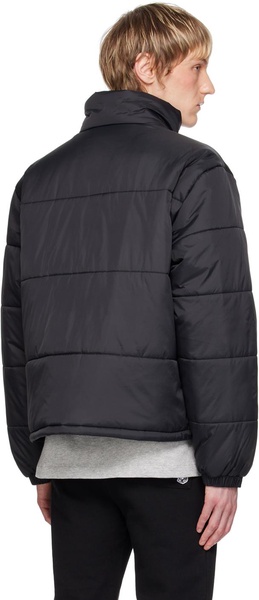 Black Small Arch Puffer Jacket