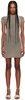 Taupe Fitted Minidress