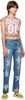 Blue Levi's Edition Rhinestone Star Jeans