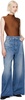 Blue Oversized Low-Rise Procida Jeans