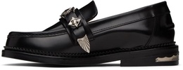 Black Metal Loafers