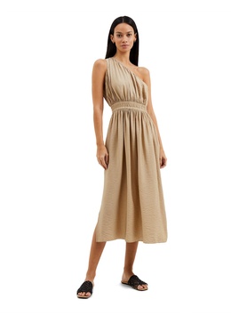 French Connection Women's Faron Midi One Shoulder Dress