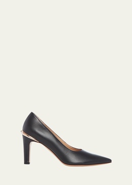 Edwina Leather Stiletto Pumps