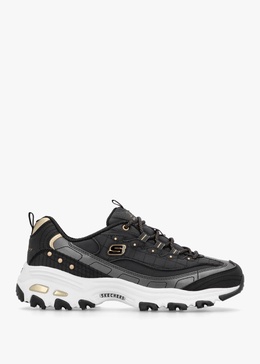 Women’s D’Lites Night Black & Gold Trainers