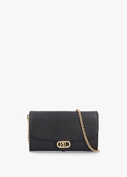 Adair 20 Black Leather Cross-Body Bag