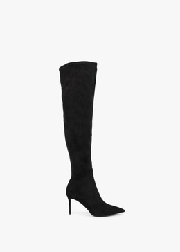 Stret Black Over The Knee Boots