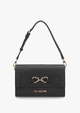 Lover Black Leather Shoulder Bag