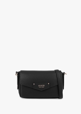 Eco Brenton Black Flapover Shoulder Bag