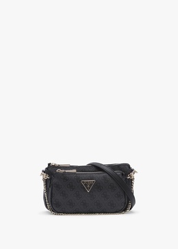 Noelle Coal Logo Pouch Cross-Body Bag