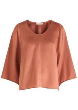 Calyas satin blouse