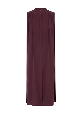 Silk-georgette midi dress