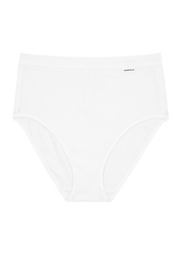 Comfort high-waist stretch-cotton briefs