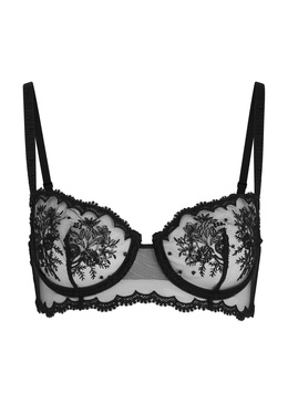 Intrigue sheer tulle underwired bra