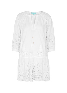 Ashley broderie-anglaise cotton kaftan 