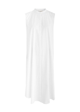 Cotton-poplin midi dress 