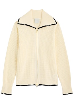 Sibley waffle-knit jacket