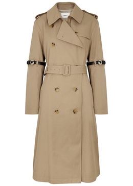 Hybrid twill trench coat