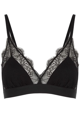 Love Lace black soft-cup bra