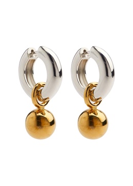 Sonia two-tone hoop earrings 