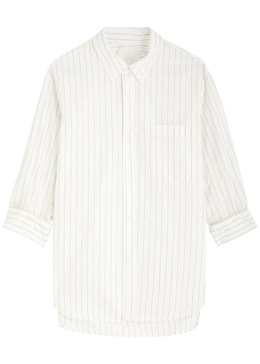 Kayla striped cotton-blend shirt 