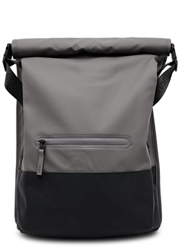 Trail panelled rubberised backpack 