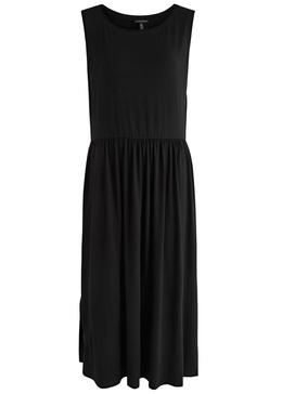 Stretch-jersey midi dress